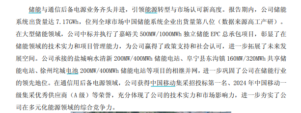 榜首依旧是宁德时代！2024年储能业务出货量TOP10盘点